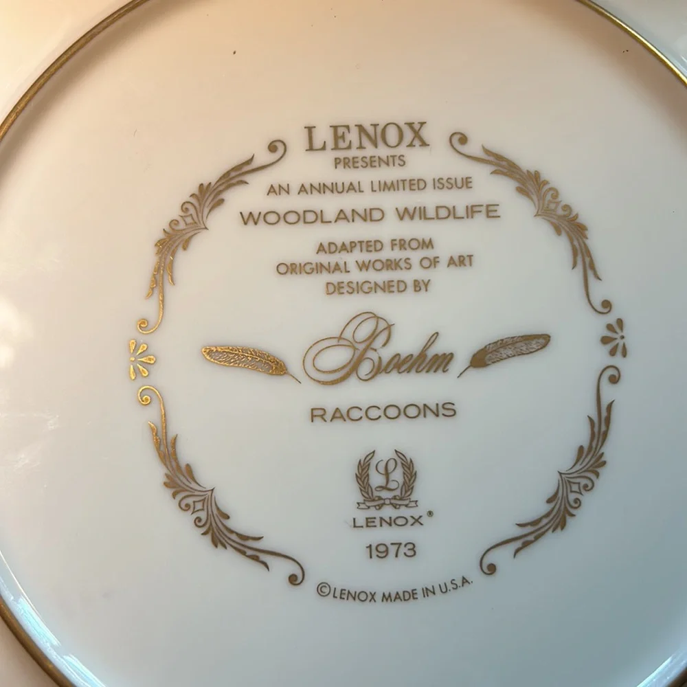 Collectible Woodland Wildlife limited series plate - Picture 5 of 6